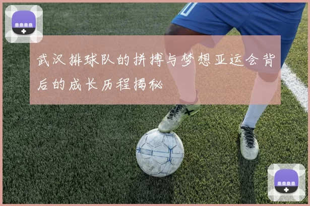 武汉排球队的拼搏与梦想亚运会背后的成长历程揭秘