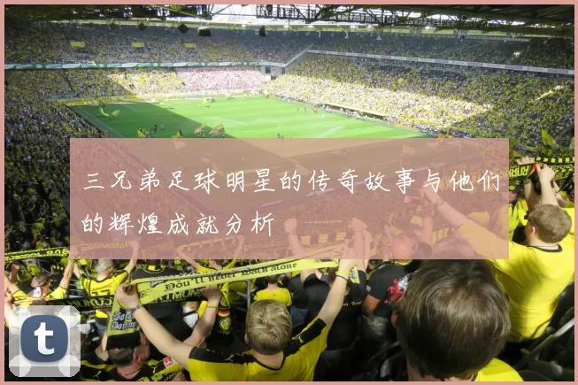 三兄弟足球明星的传奇故事与他们的辉煌成就分析