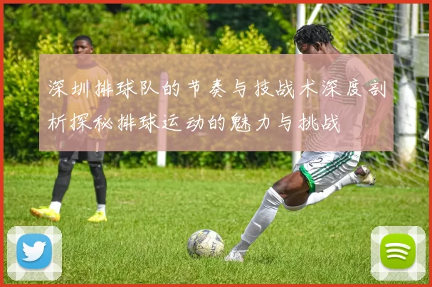 深圳排球队的节奏与技战术深度剖析探秘排球运动的魅力与挑战