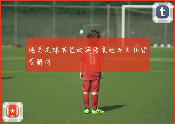 他是足球明星的英语表达与文化背景解析